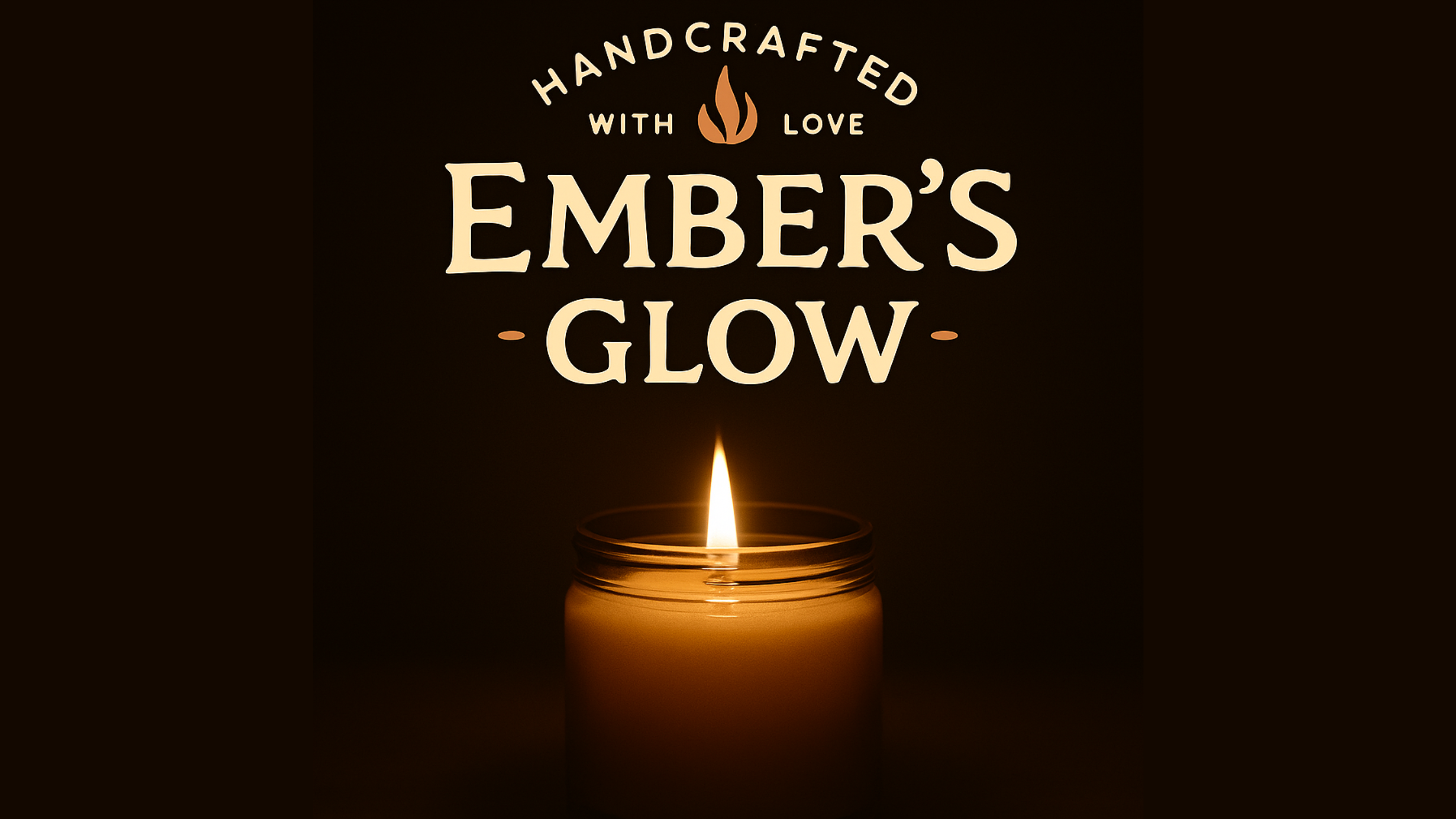 Ember's Glow — Hand-Poured Soy Candles